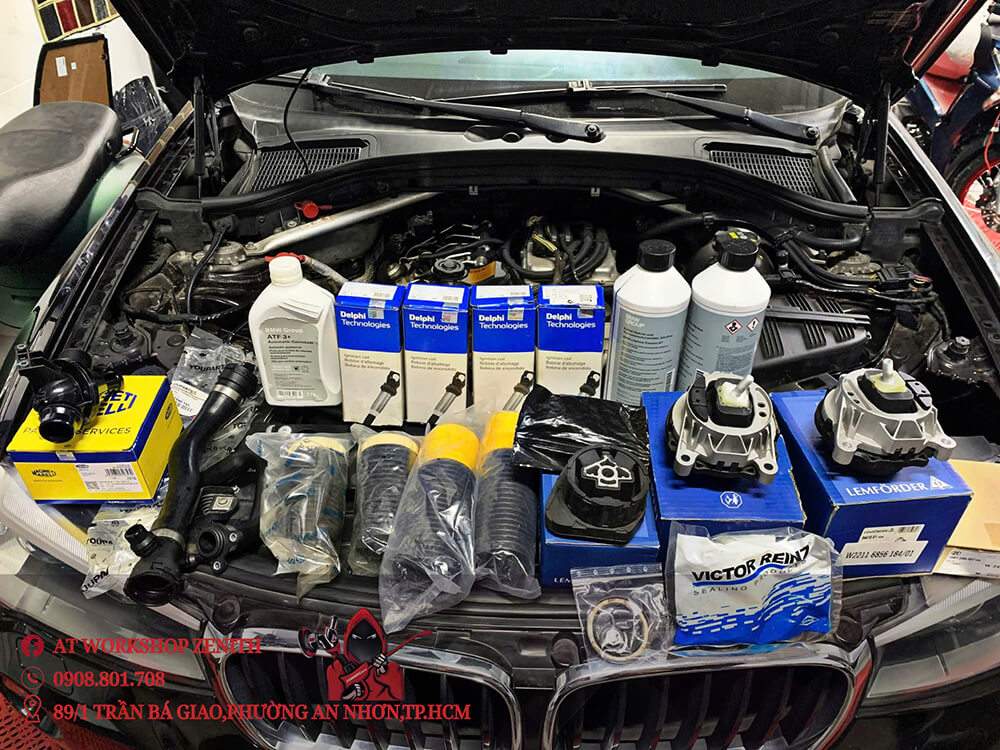 Cao su chân máy gầm