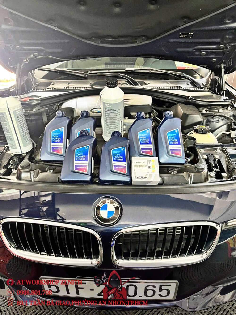 Thay nhớt bảo dưỡng nhớt