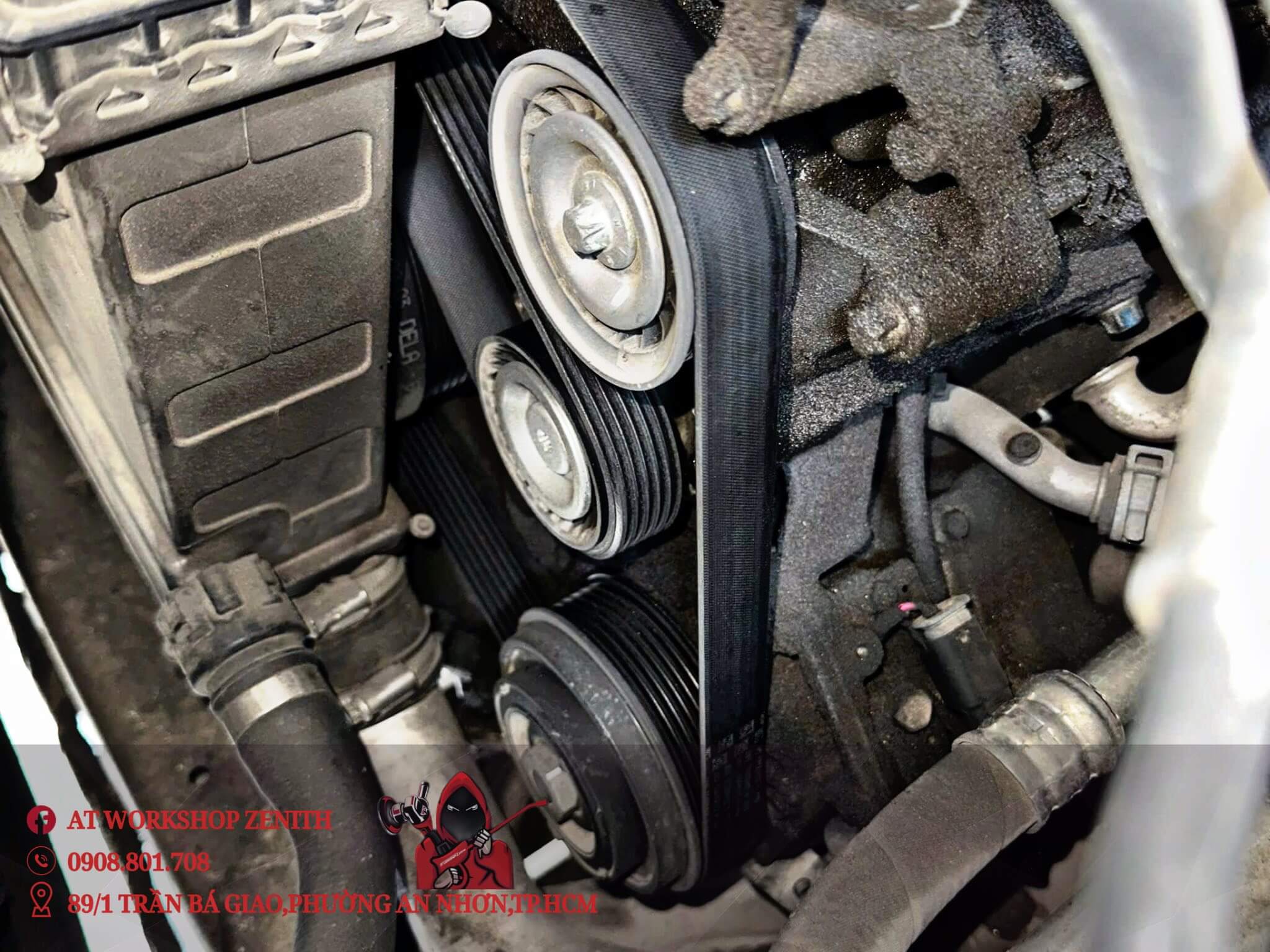 Vệ sinh khoang máy