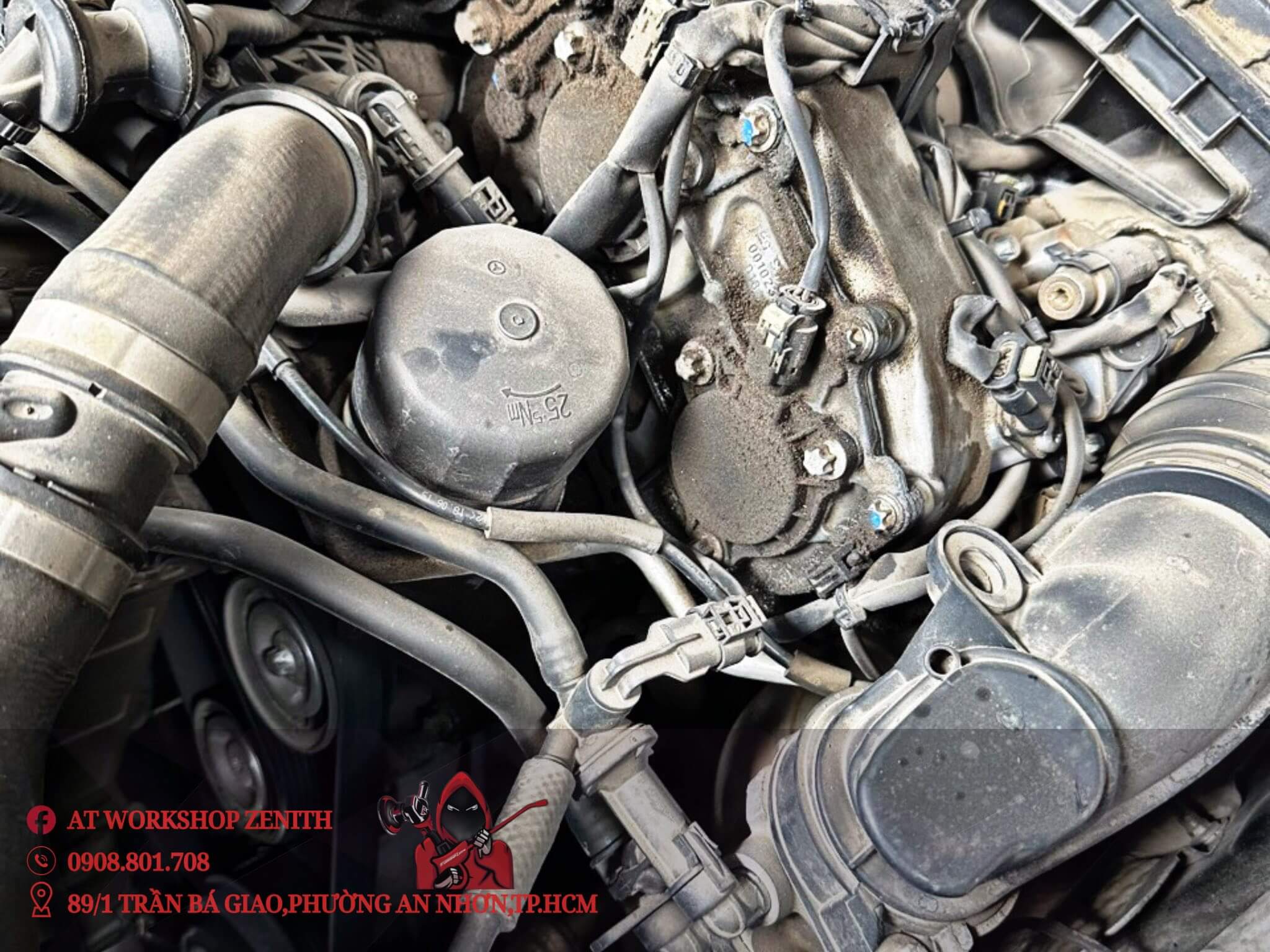 Vệ sinh khoang máy