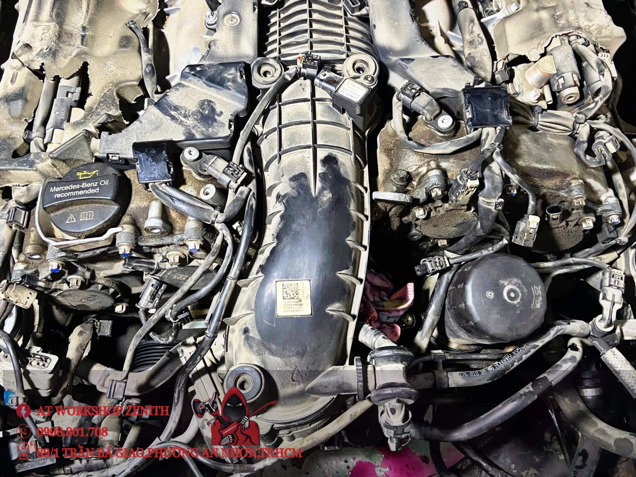 Vệ sinh khoang máy