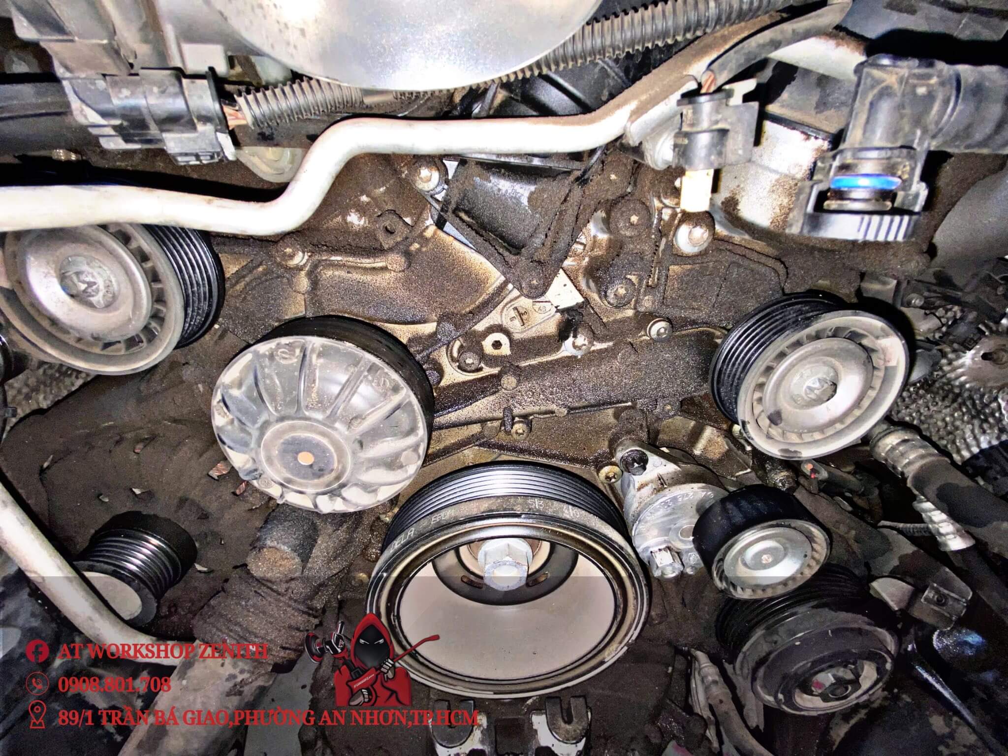 Vệ sinh khoang máy