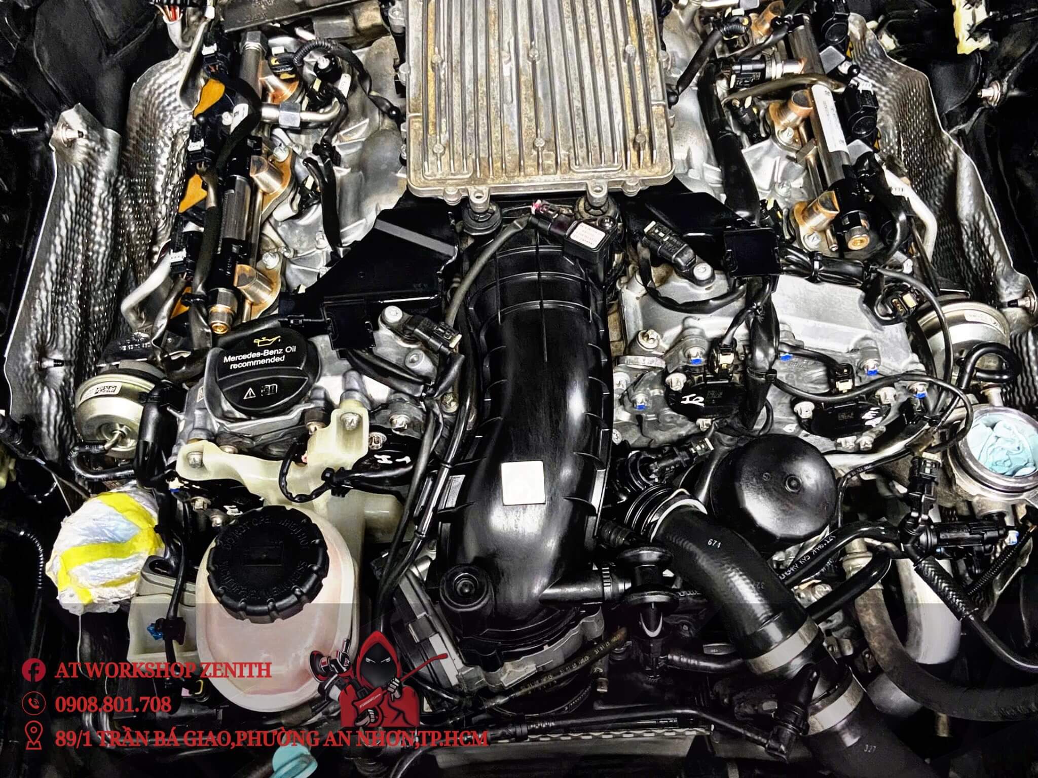 Vệ sinh khoang máy